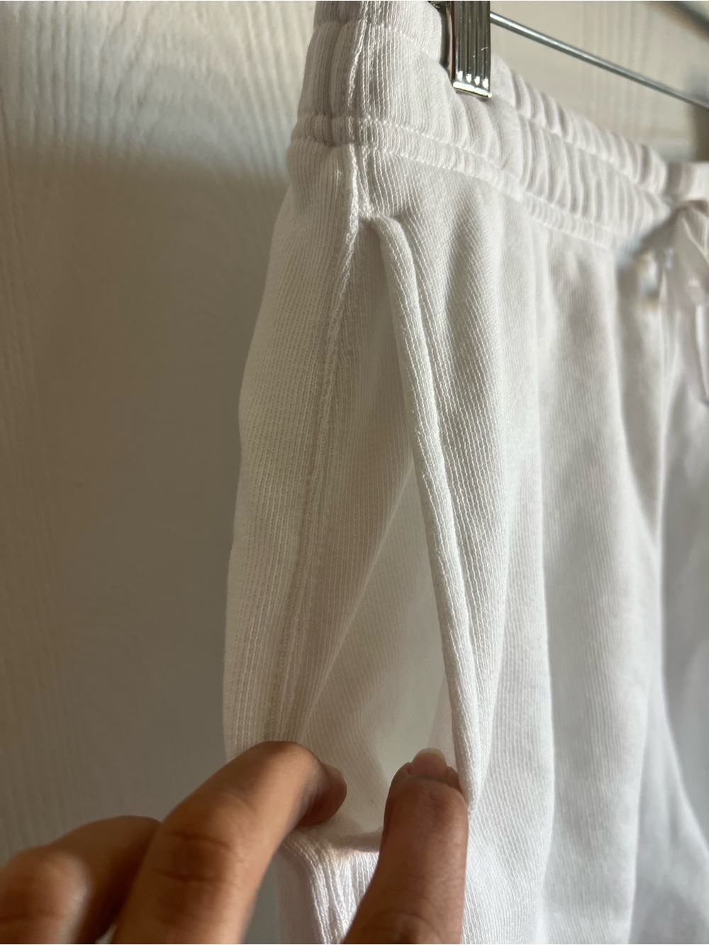 Polo Ralph Lauren Size S Lightweight Cotton Fleece White Drawstring Shorts - Picture 4 of 12